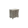 Contemporary Modern Look Antique Gray Oak Finish 1pc Nightstand Storage Space Bedside Table Oak Veneer Bedroom Furniture