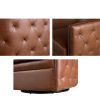 Capstone Tufted Barrel Swivel Chair