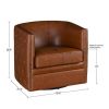 Capstone Tufted Barrel Swivel Chair