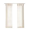 Twisted Tab Voile Sheer Window Pair