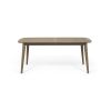 Outdoor Acacia Wood Expandable Dining Table, Gray