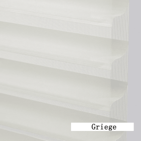 WELLSOURCE Manual 2"Shangri-la Blinds Non Blackout Light Filtering for Home, Office, Hotel, Club, Restaurant Custom Made Size (Color: Griege(Light Filtering))