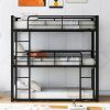 Metal Twin Size Triple Bunk Bed