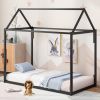 Metal House Shape Platform Bed