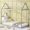 Metal House Shape Platform Bed