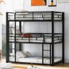Metal Twin Size Triple Bunk Bed