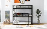 Metal Twin Size Triple Bunk Bed