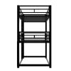 Metal Twin Size Triple Bunk Bed