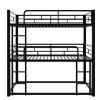 Metal Twin Size Triple Bunk Bed