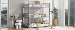 Metal Twin Size Triple Bunk Bed
